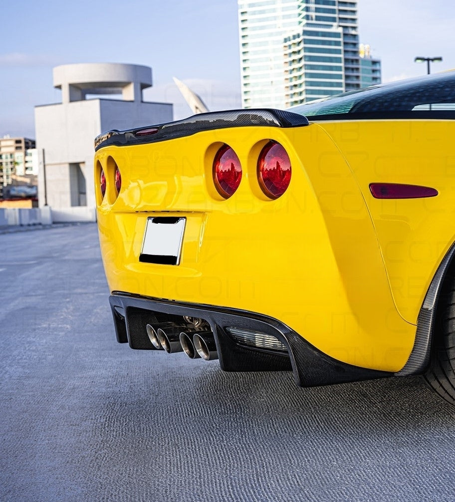 Carbon Fiber ZR1 Style Rear Diffuser - Chevrolet Corvette C6 (2005-201