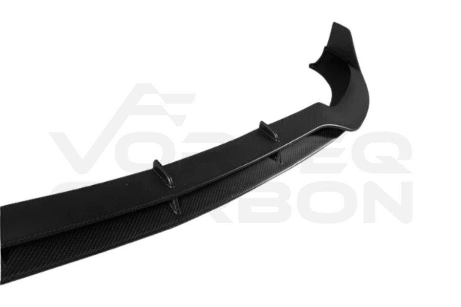 Carbon Fiber B Style Front Lip - Mercedes Benz W205 C63/S AMG Sedan (2015-2021)