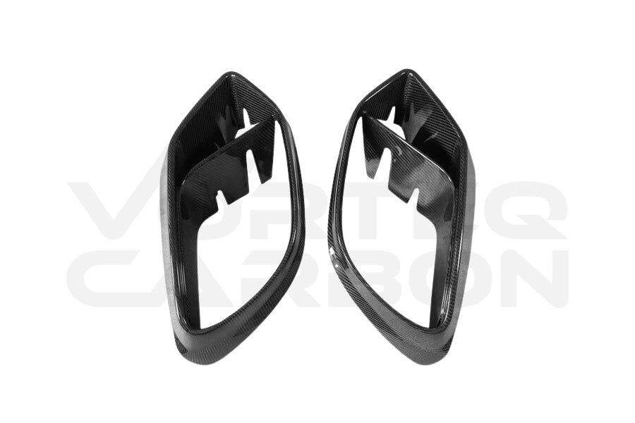 Carbon Fiber B Style Front Bumper Vents - Mercedes Benz AMG GT63/S 4 Door Coupe X290 (2019-2024)