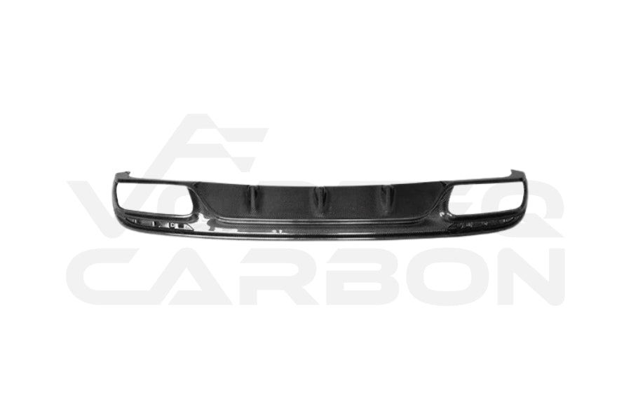 Carbon Fiber Rear Bumper Upper Diffuser Trim - Mercedes Benz C217 S63/S65 AMG Coupe (2014-2021)