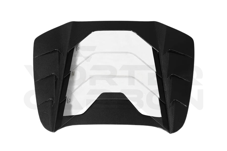 Carbon Fiber M Style Rear Engine Hood - Ferrari 488 Spyder (2015-2020)