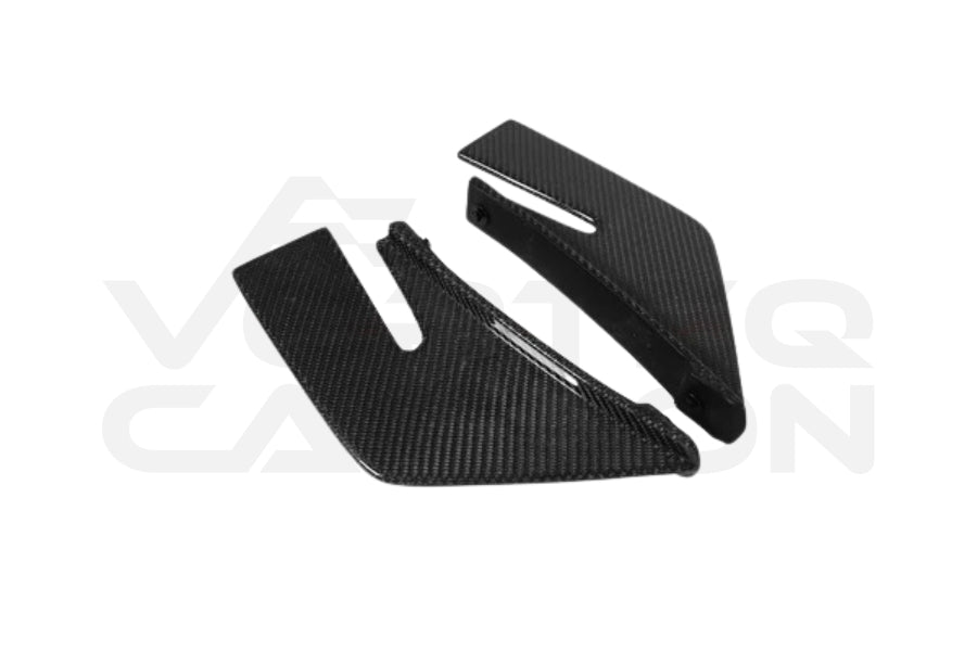 Carbon Fiber Rear Diffuser Canards - Ferrari California (2009-2014)