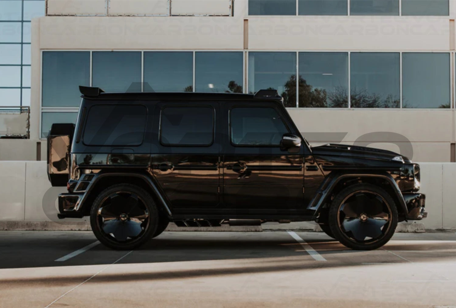 Carbon Fiber Rear Roof Spoiler (V1) - Mercedes G Wagon G550 G63 AMG (W464 G-Class)