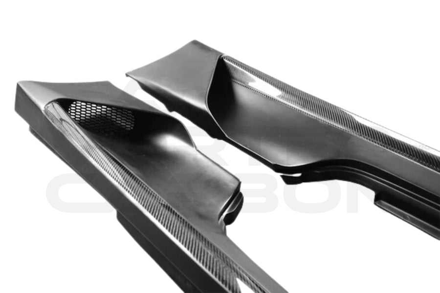 Partial Carbon Fiber A Style Rocker Panel Side Skirts - Ferrari F430 (2004-2009)