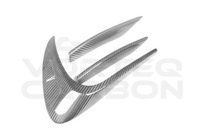 Carbon Fiber M Style Front Bumper Vent Trim - Mercedes Benz S Class W223 Sedan (2021-2024)