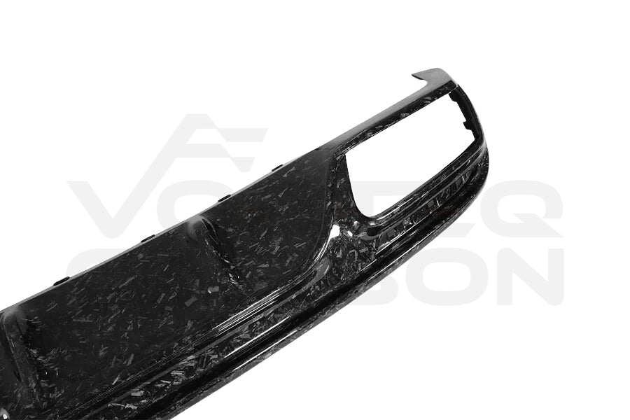 Carbon Fiber Rear Bumper Upper Diffuser Trim - Mercedes Benz C217 S63/S65 AMG Coupe (2014-2021)