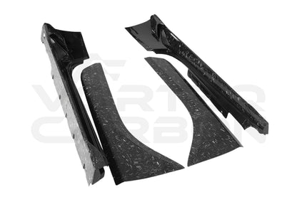 Partial Carbon Fiber M Style Side Skirts - Ferrari 488 GTB/Spyder (2015-2020)