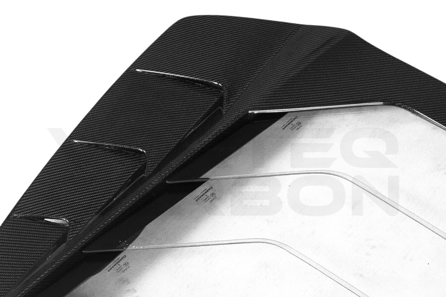 Carbon Fiber M Style Rear Engine Hood - Ferrari 488 Spyder (2015-2020)