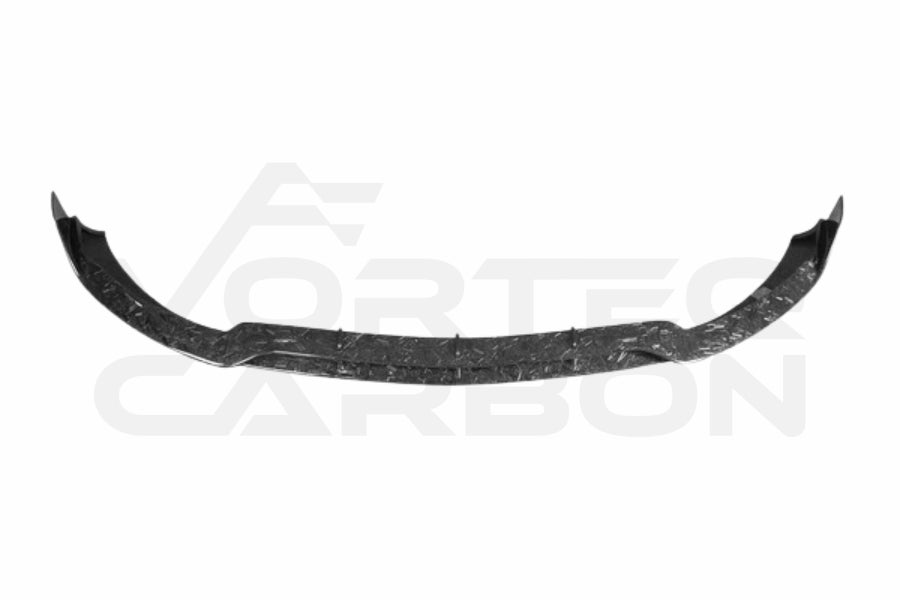 Carbon Fiber B Style Front Lip - Mercedes Benz W205 C63/S AMG Sedan (2015-2021)