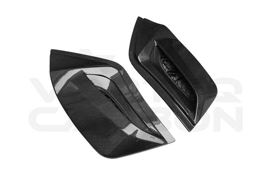 Carbon Fiber Rear Engine Hood w/ Glass - Ferrari 488 Spyder (2015-2020)