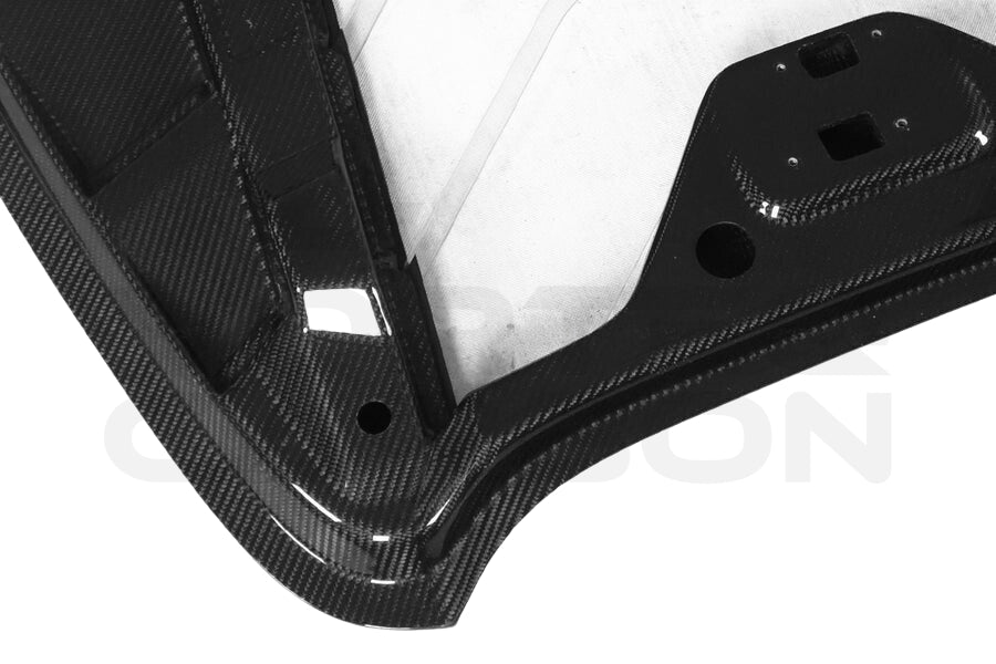 Carbon Fiber M Style Rear Engine Hood - Ferrari 488 Spyder (2015-2020)