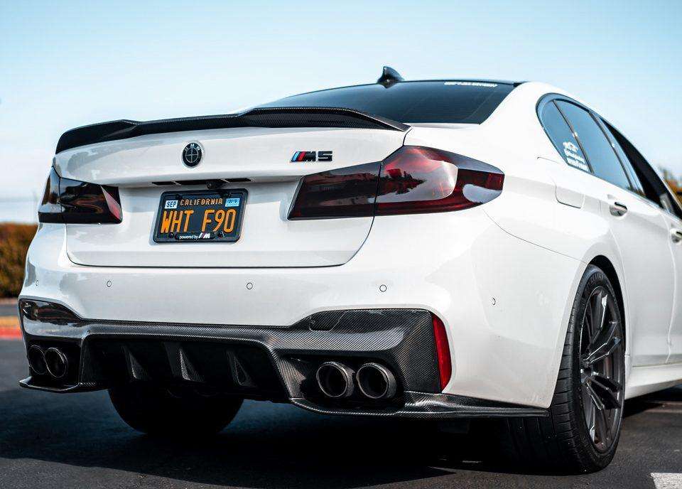 Carbon Fiber 3D Style Rear Diffuser (V1) - BMW F90 M5