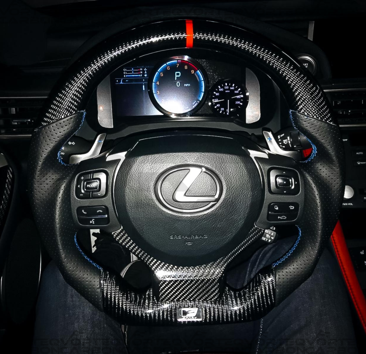 Fully Custom Carbon Fiber Steering Wheel - Lexus IS/RC (2014+)