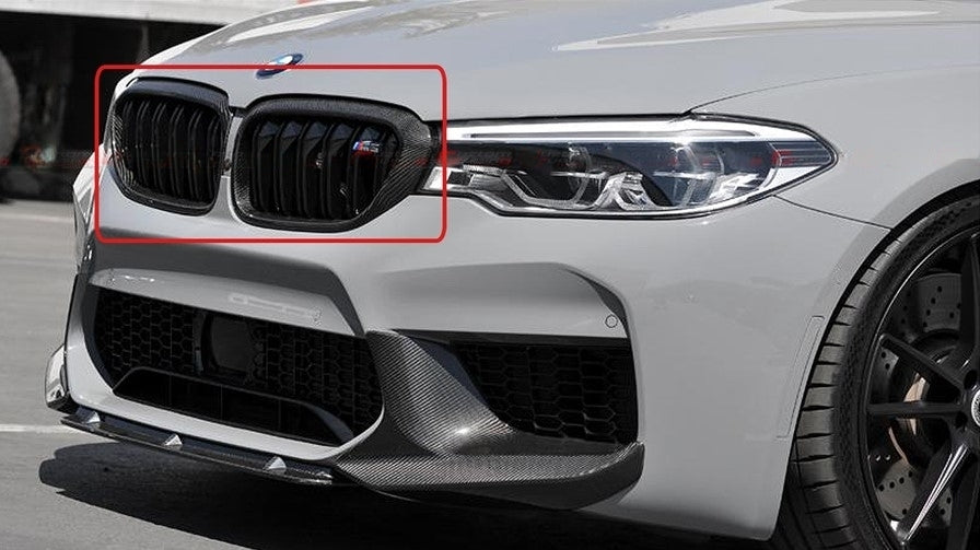 Carbon Fiber Kidney Grilles Trim Insert - BMW F90 (2018-2020)