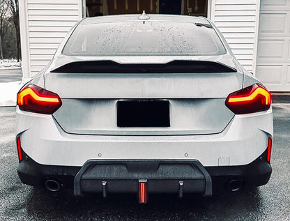 Carbon Fiber Full Rear Diffuser w/ LED Brake Light - BMW G42 M240i