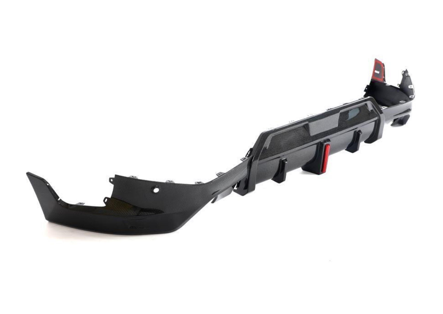 Carbon Fiber Full Rear Diffuser w/ LED Brake Light - BMW G42 M240i