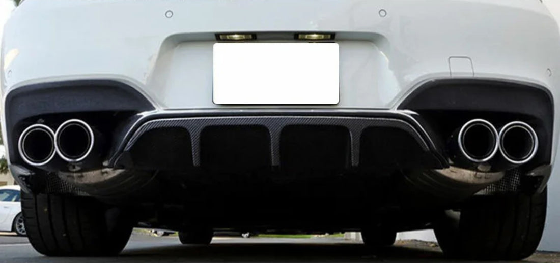 Carbon Fiber V Style Rear Diffuser - BMW F06 M6 (2012-2017)