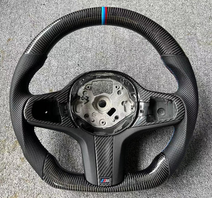 Fully Custom Carbon Fiber Steering Wheel - BMW G Chassis