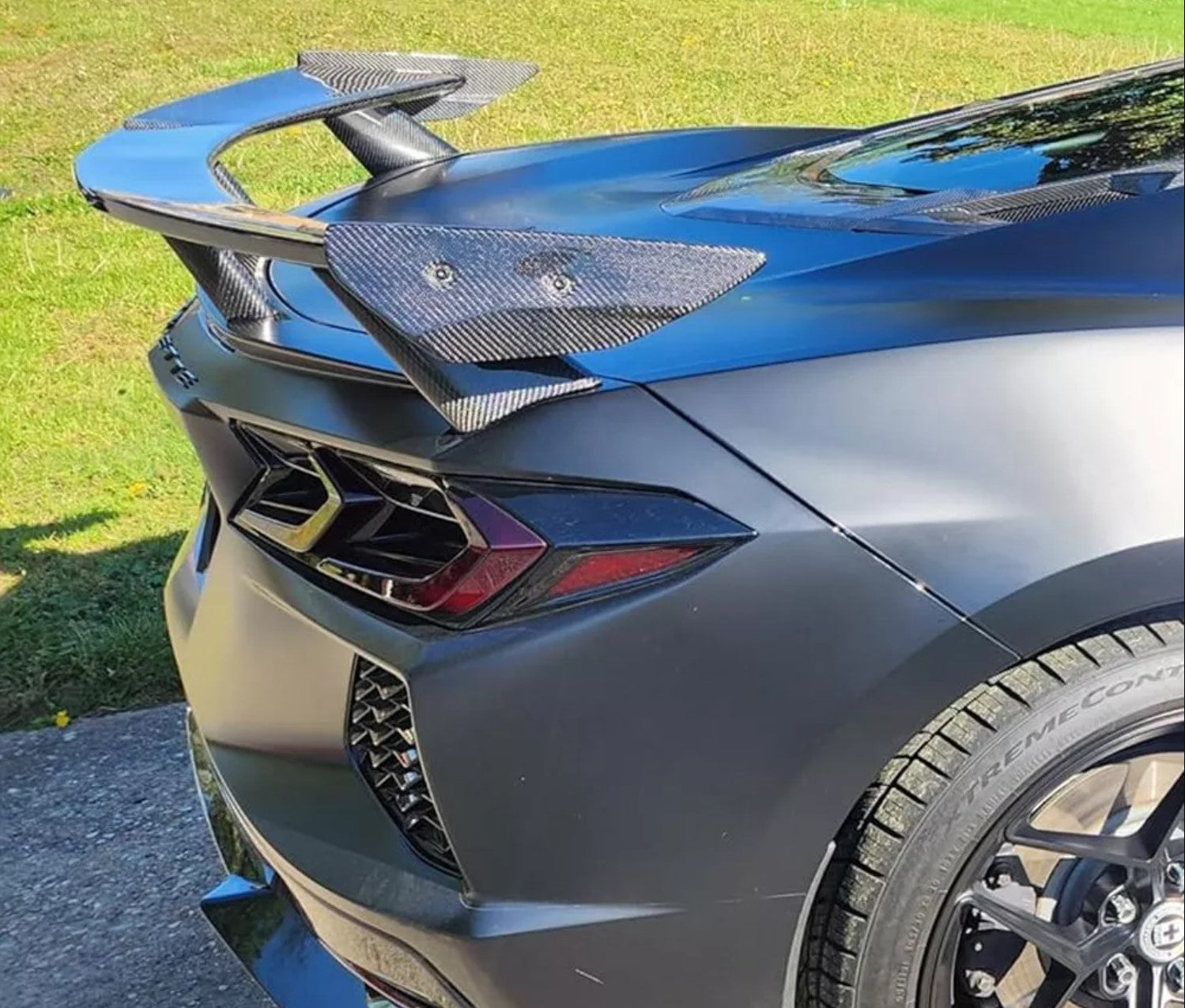 Carbon Fiber Rear Wing Spoiler - Chevrolet Corvette C8 Stingray