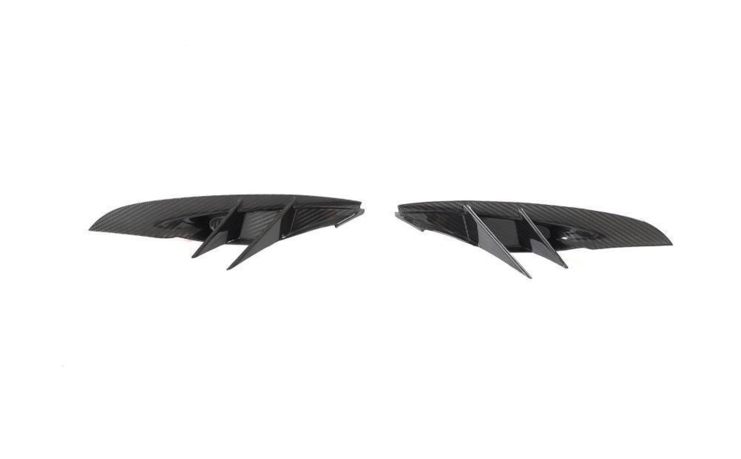 Carbon Fiber Headlight Vent Trim Inserts - Toyota Supra A90 A91