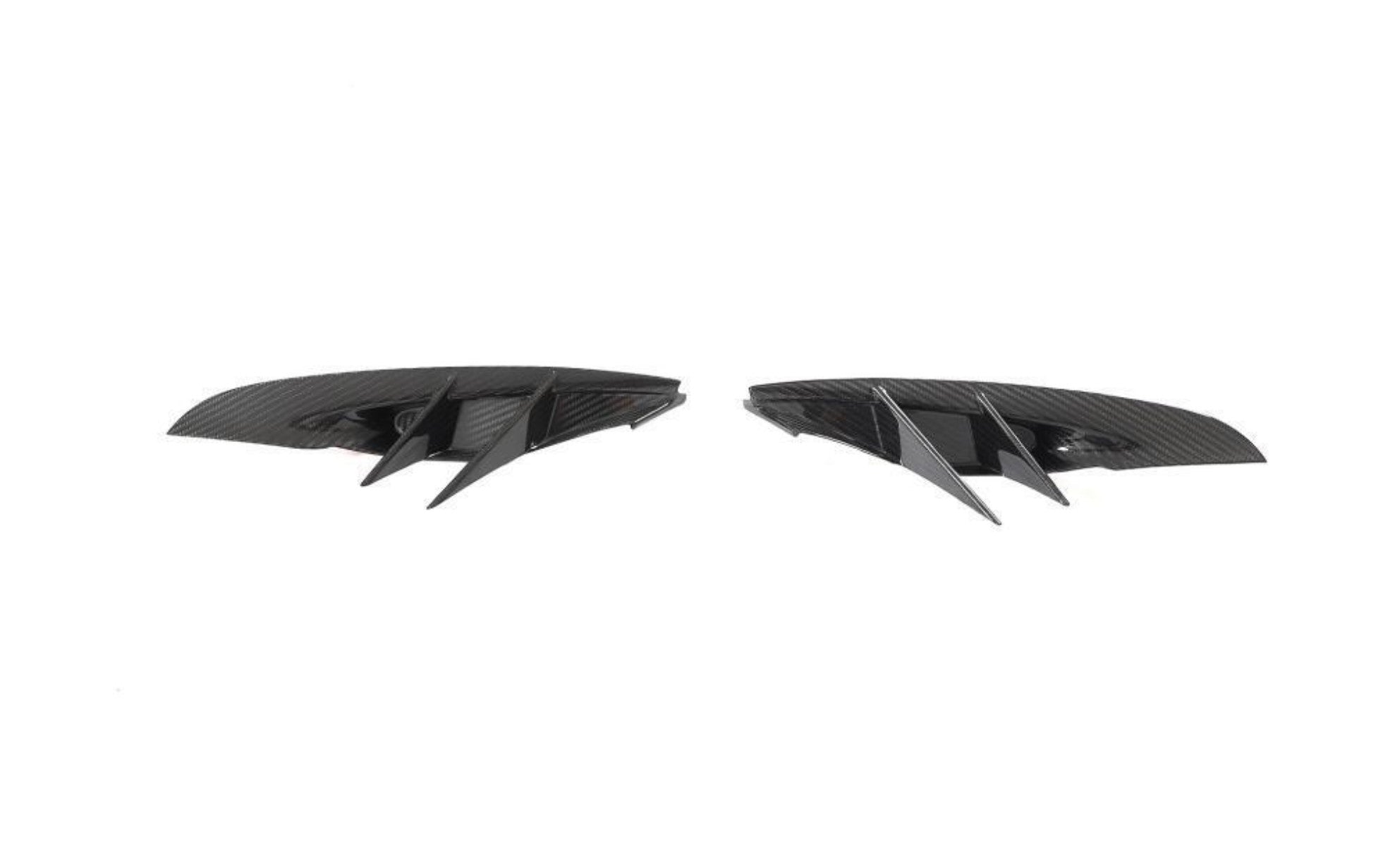 Carbon Fiber Headlight Vent Trim Inserts - Toyota Supra A90 A91