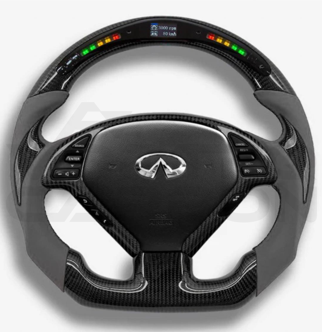 Fully Custom Carbon Fiber Steering Wheel - Infiniti G35 / G37