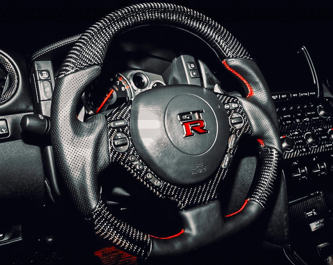 Fully Custom Carbon Fiber Steering Wheel - Nissan R35 GTR (CBA/DBA, 2007-2016)