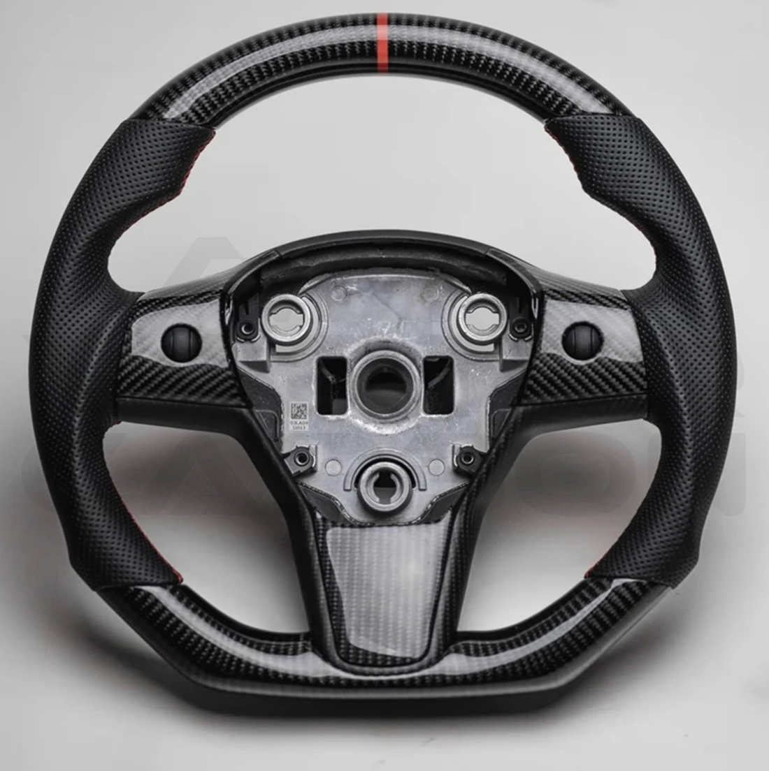 Fully Custom Carbon Fiber Steering Wheel - Tesla Model Y