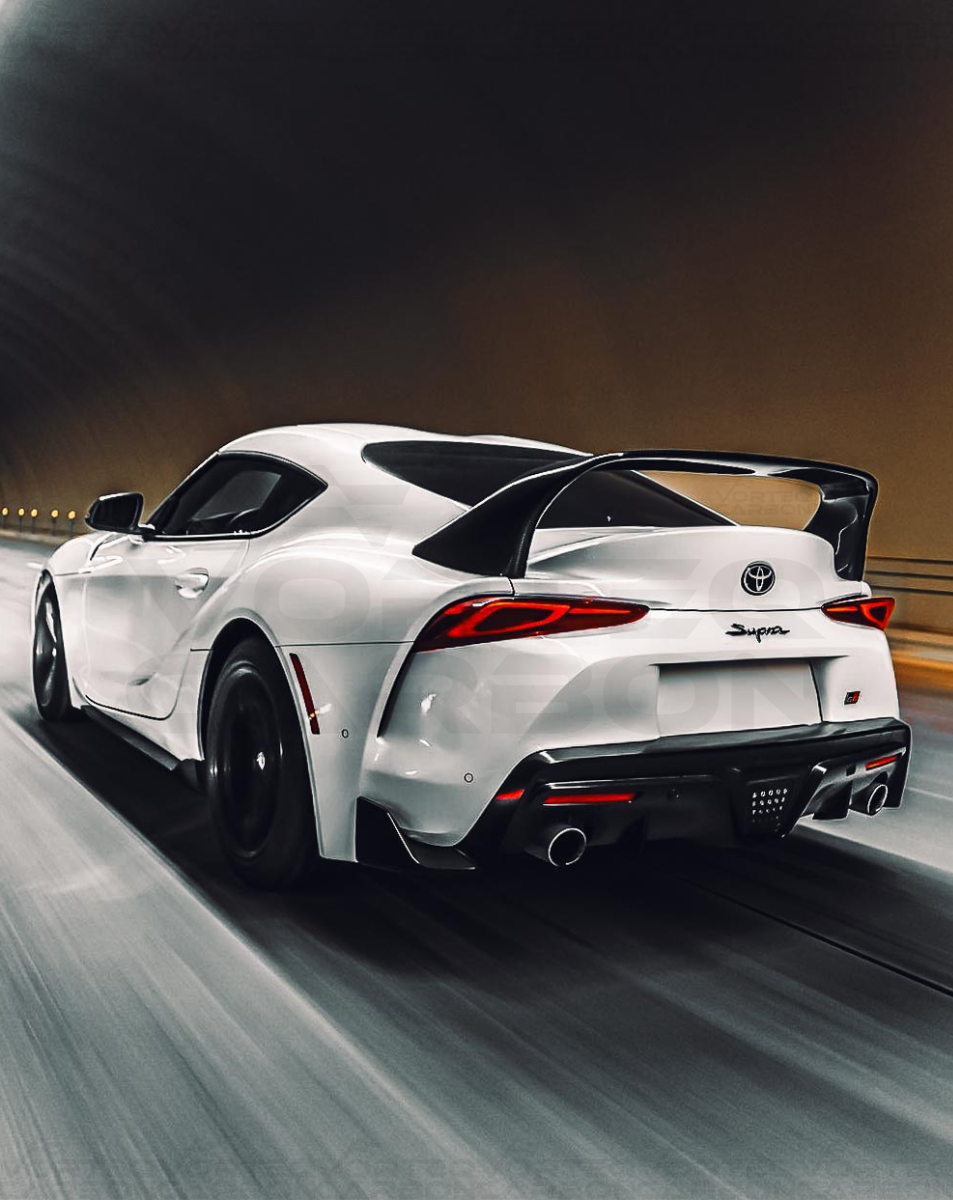 toyota supra carbon fiber wing spoiler