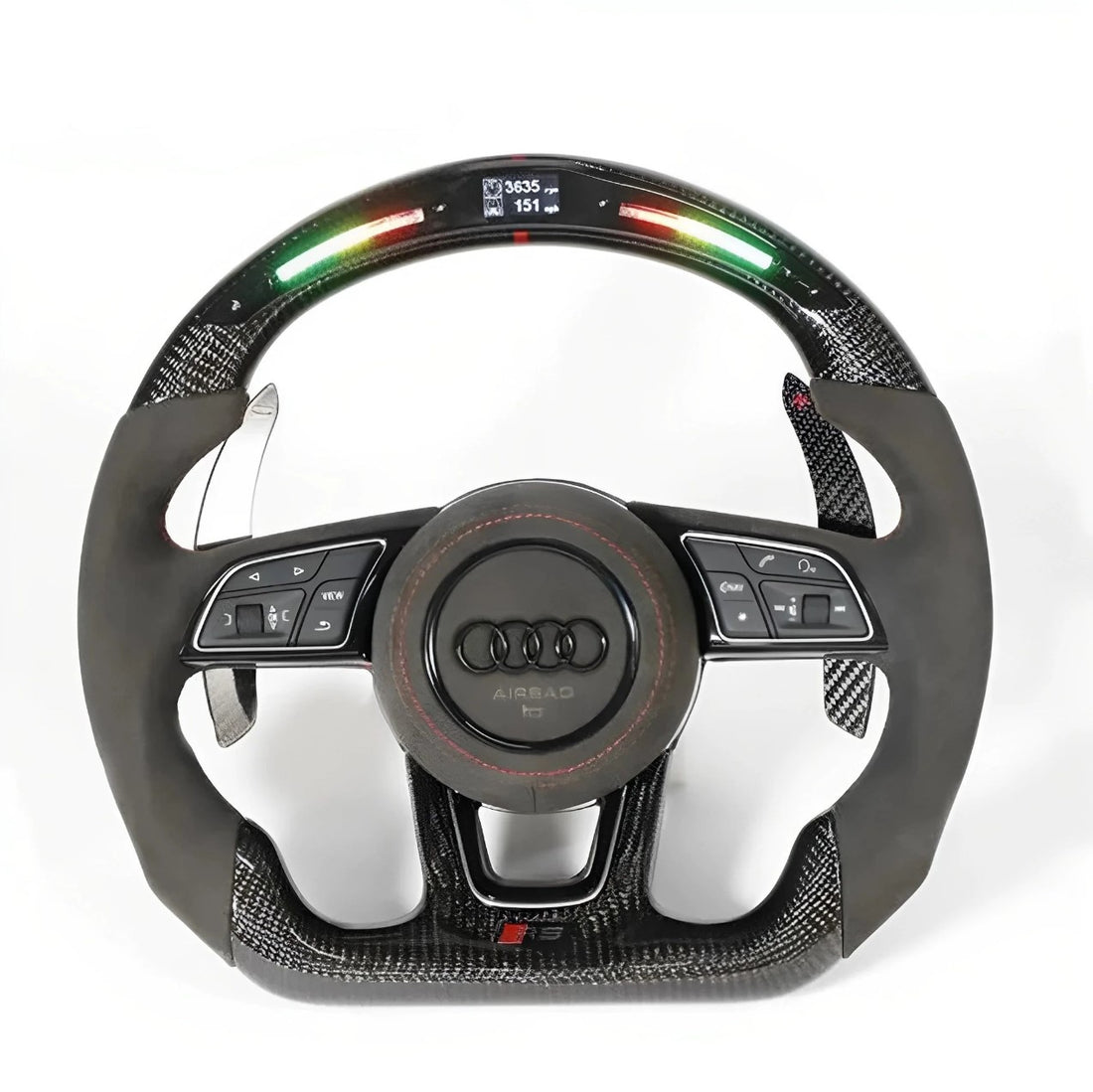 Fully Custom Carbon Fiber Steering Wheel - Audi