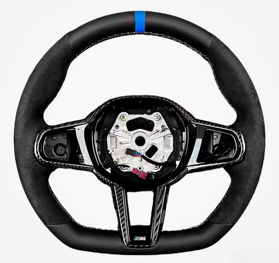 Fully Custom Carbon Fiber Steering Wheel - BMW G Chassis LCI Style