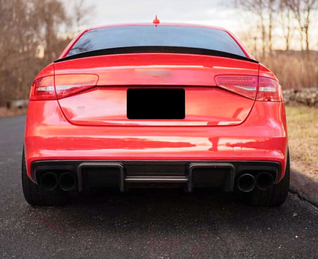 Carbon Fiber Rear Diffuser - Audi A4 S-Line S4 B8.5 Sedan (2013-2016)