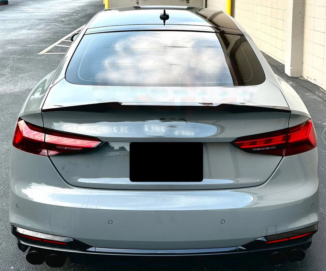 Carbon Fiber Trunk Spoiler M4 Style - Audi A5 S5 RS5 B9 Sedan (2018-2024)