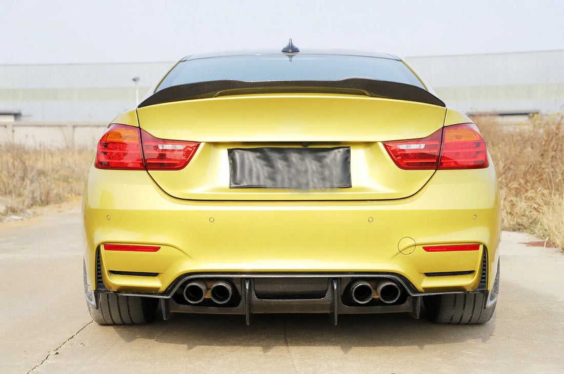 Carbon Fiber PSM Style Rear Diffuser (5 Pieces) - BMW F80 F82