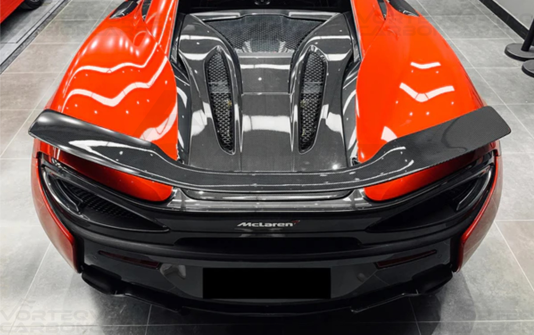 Carbon Fiber GT Style Wing Spoiler - McLaren 570S/540C Coupe