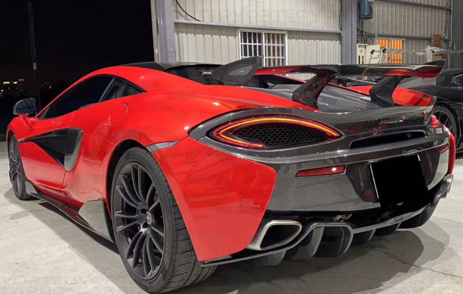 Carbon Fiber M Style Wing Spoiler - McLaren 570S/540C Coupe