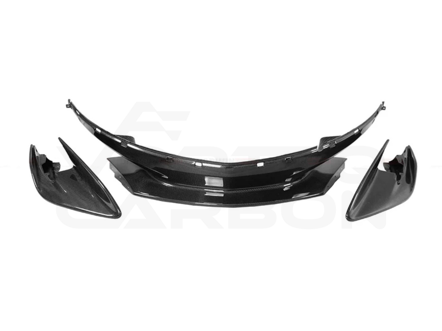 Carbon Fiber Front Lip Splitter (3 Piece) - McLaren 600LT