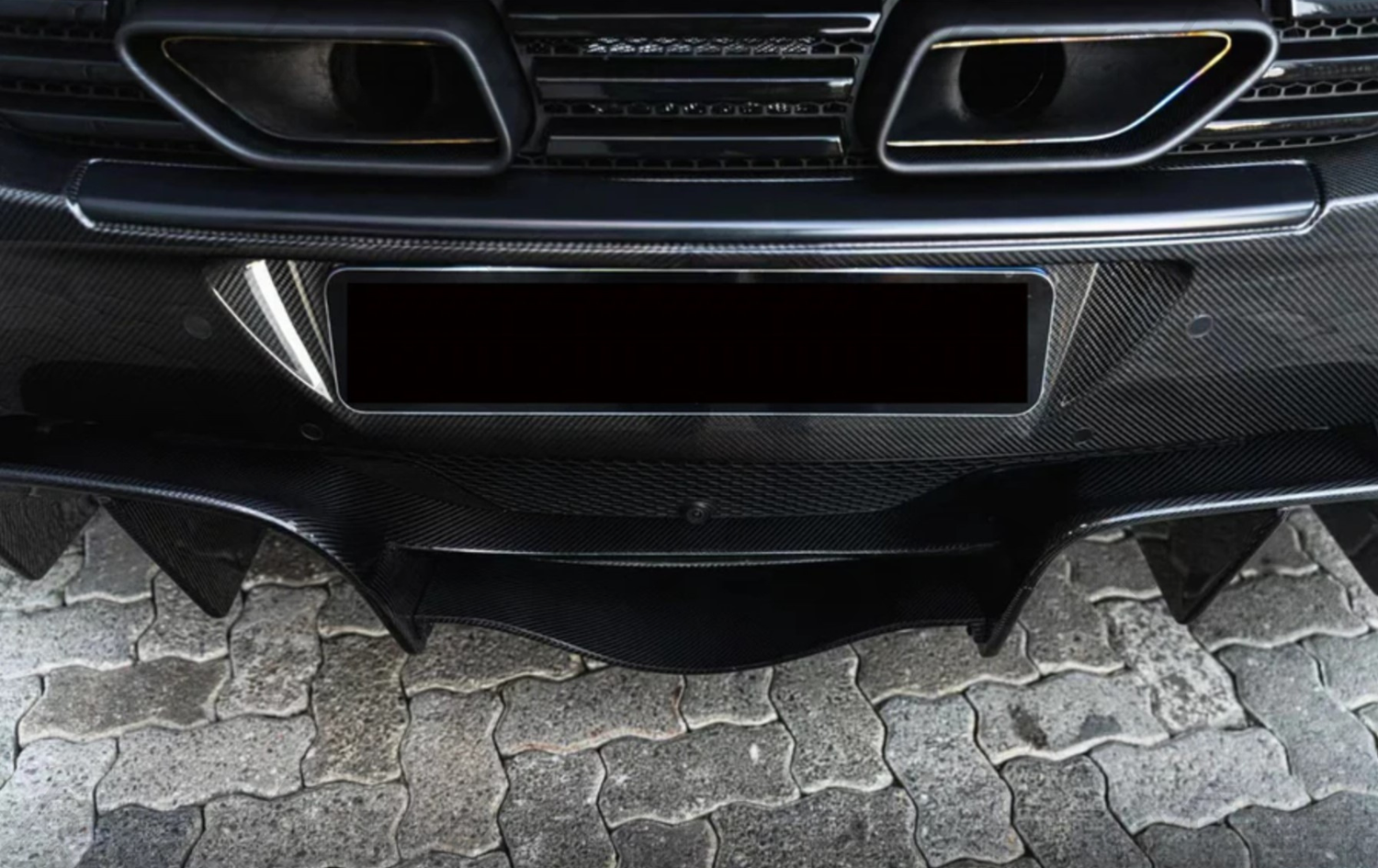 Carbon Fiber B Style Rear Diffuser - McLaren 650S