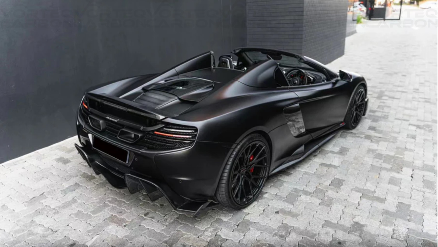 Carbon Fiber B Style Full Side Skirts - McLaren 650S