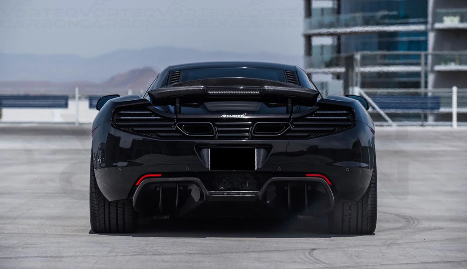 Carbon Fiber D Style Rear Diffuser - McLaren 650S