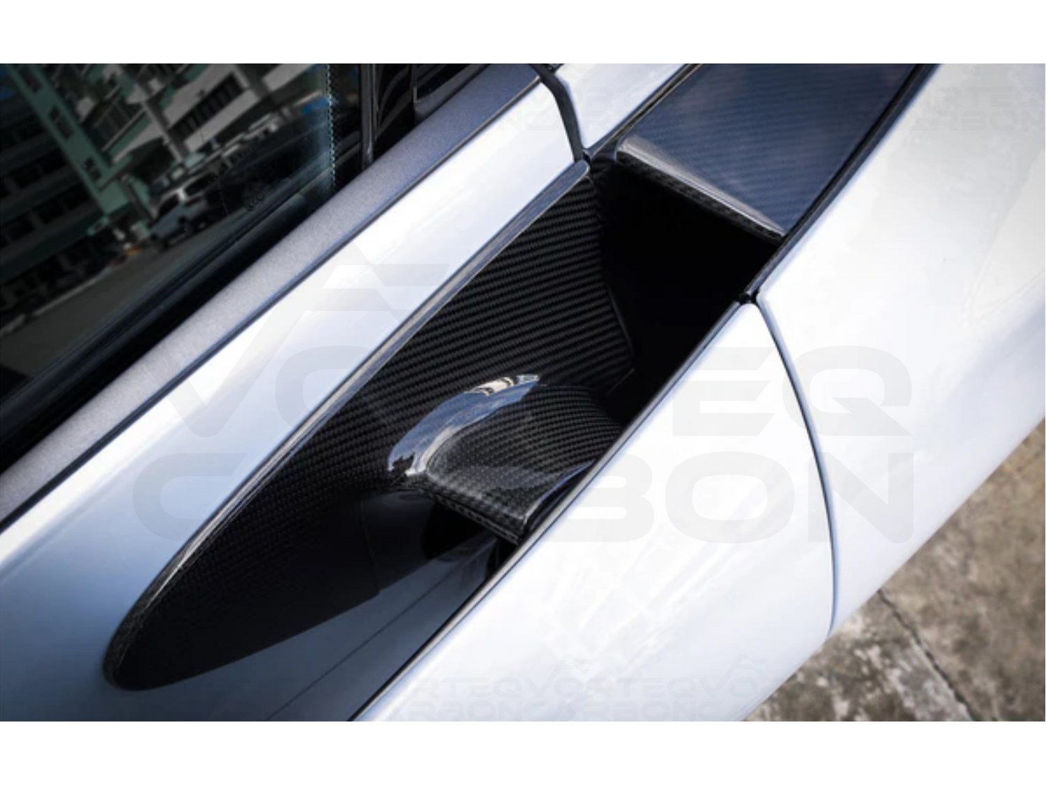 vorteq carbon fiber mclaren 720s door handles