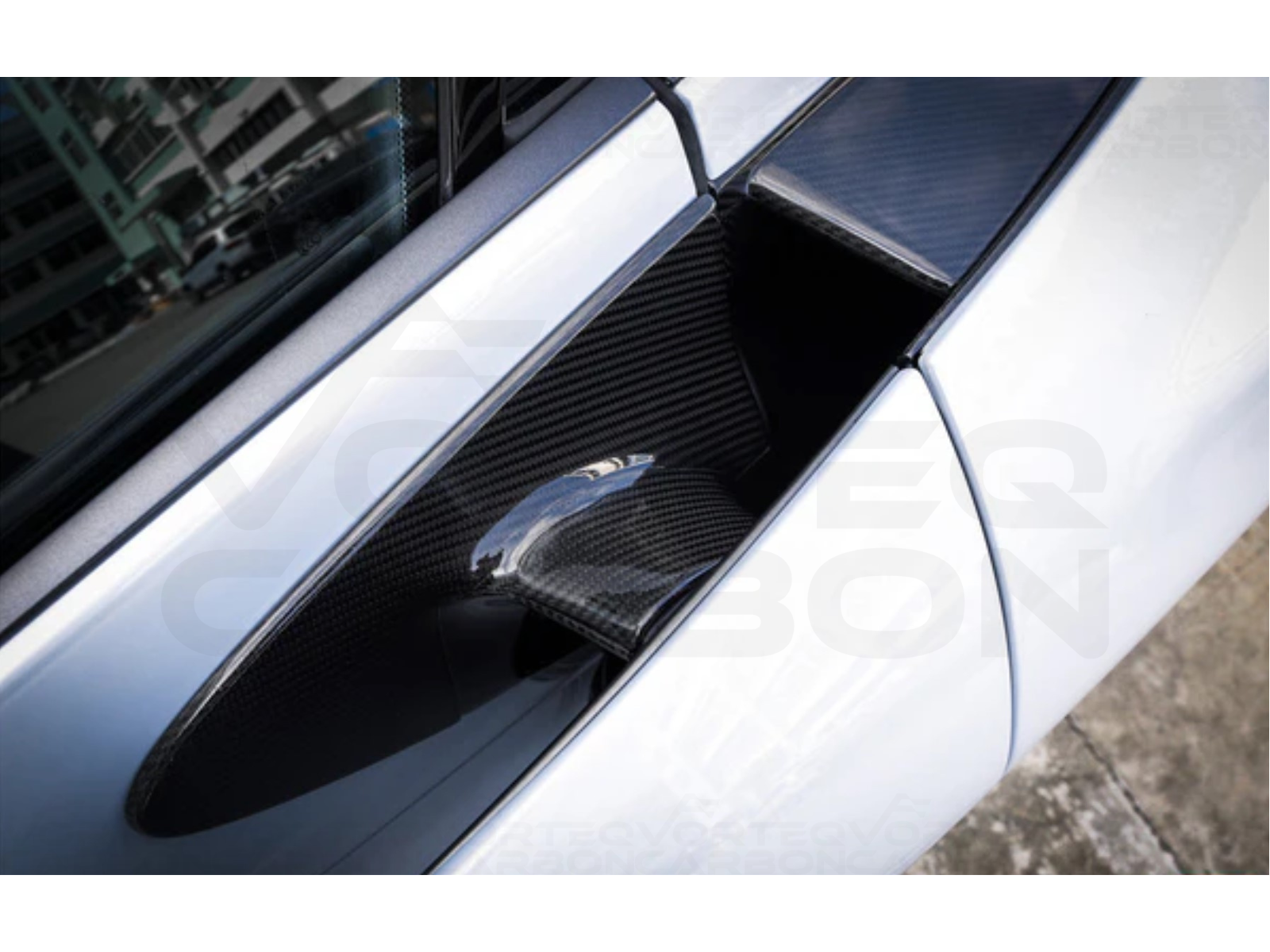 vorteq carbon fiber mclaren 720s door handles