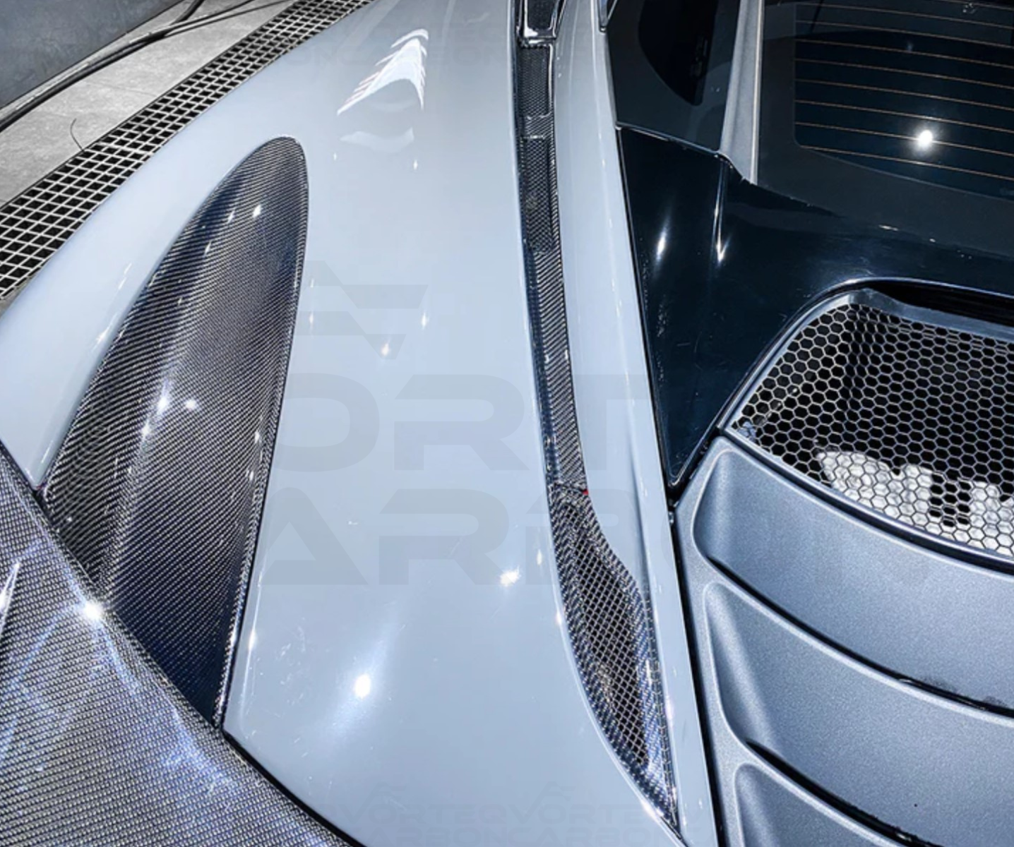 vorteq carbon fiber mclaren 720s rear side vents