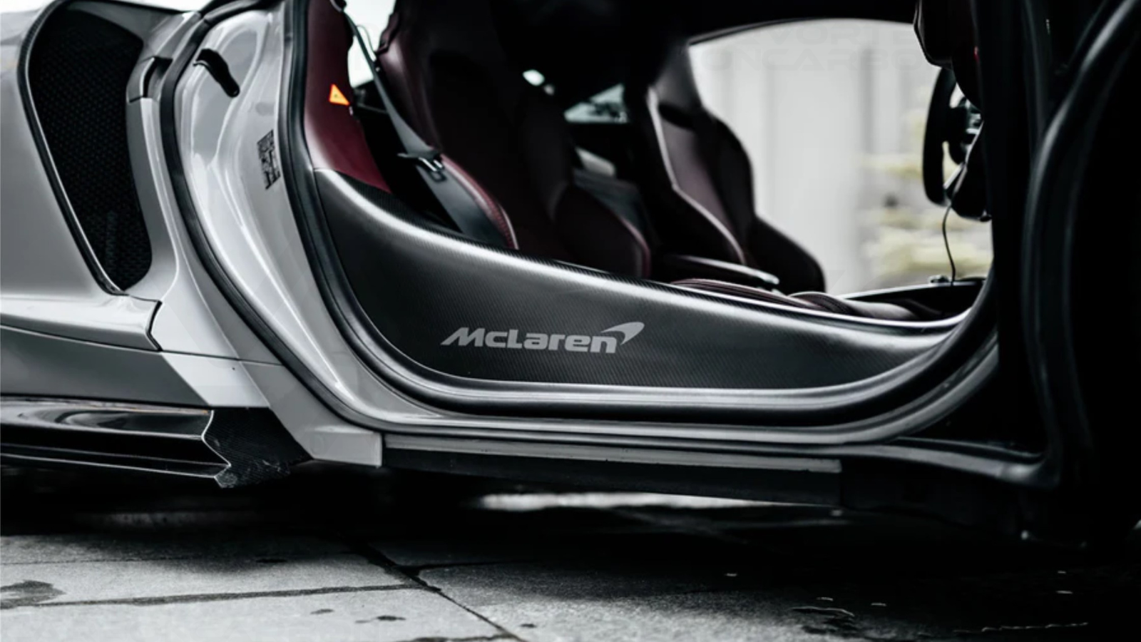 Carbon Fiber Door Side Sill Covers - McLaren GT