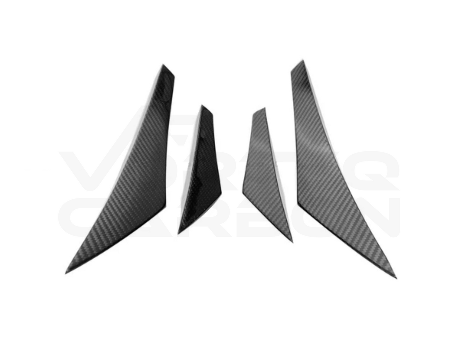 vorteq carbon fiber mclaren gt wp style front canards