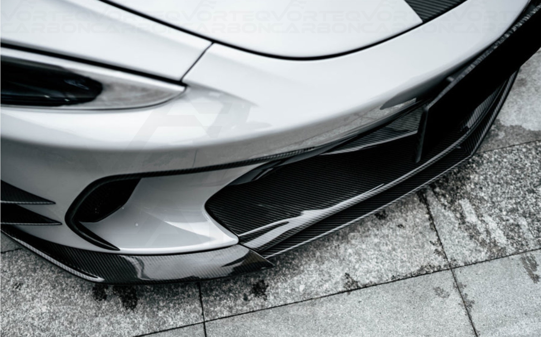 vorteq carbon fiber mclaren gt wp style front lip