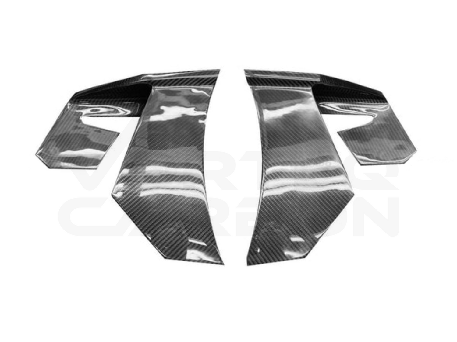 vorteq carbon fiber mclaren gt wp style rear canards