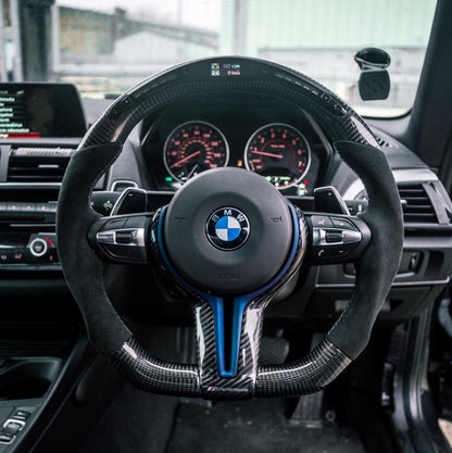 full custom carbon fiber steering wheel for bmw f chassis f30 f32 f36 f80 f82 f83