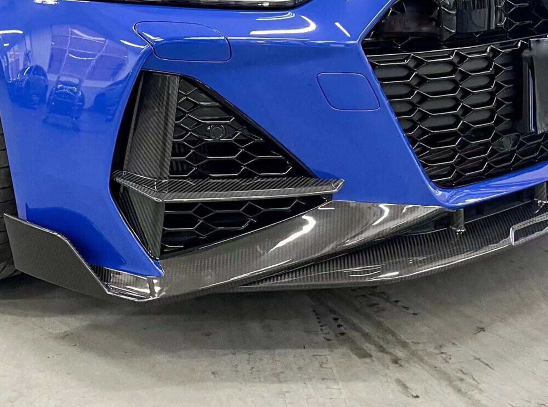 Carbon Fiber Front Lip - Audi RS6 C8 Avant (2019-2023)