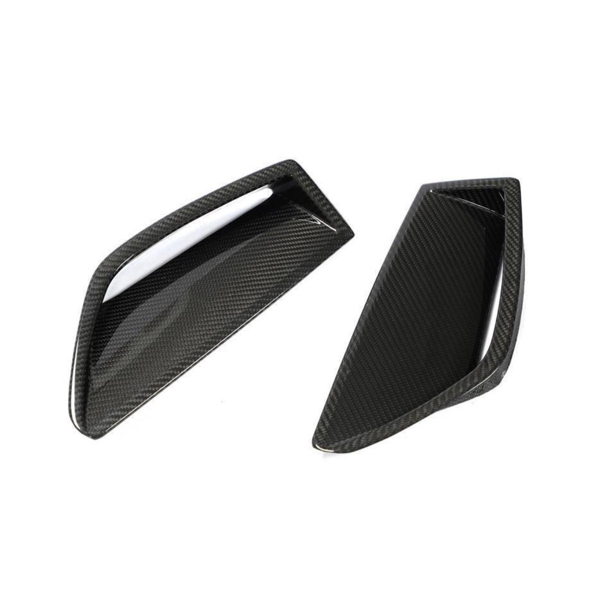 Carbon Fiber Front Side Air Scoop Vents - Audi RS6 C8 Avant (2019-2023)